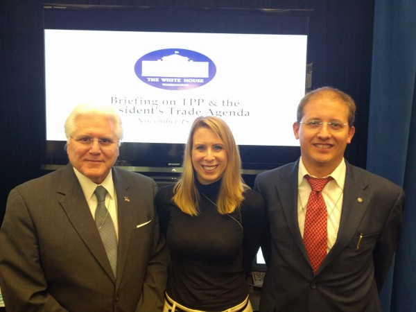 Connect + Trade CEO Knud Berthelsen with White House Business Council Director